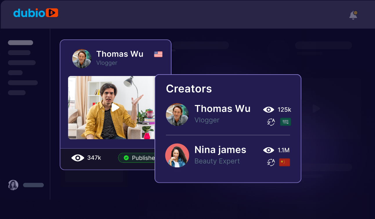 Creator dashboard